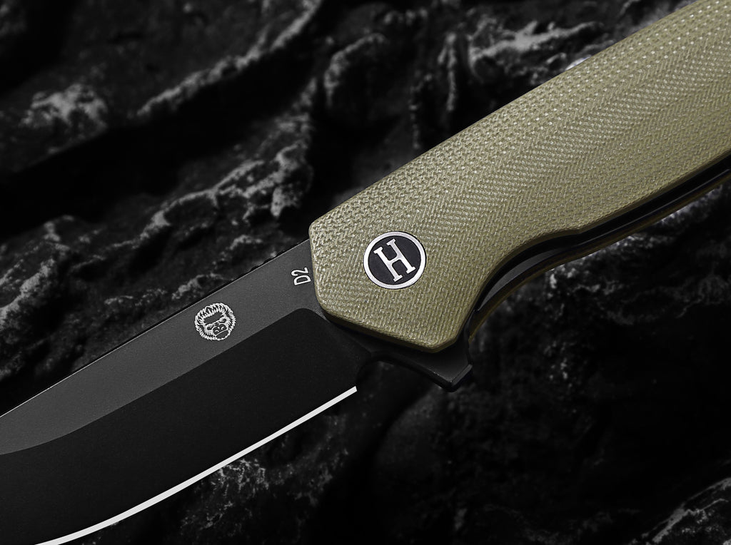 The Pathfinder Folding Pocket Knife Giftset for Men and Women (Green and Silver)