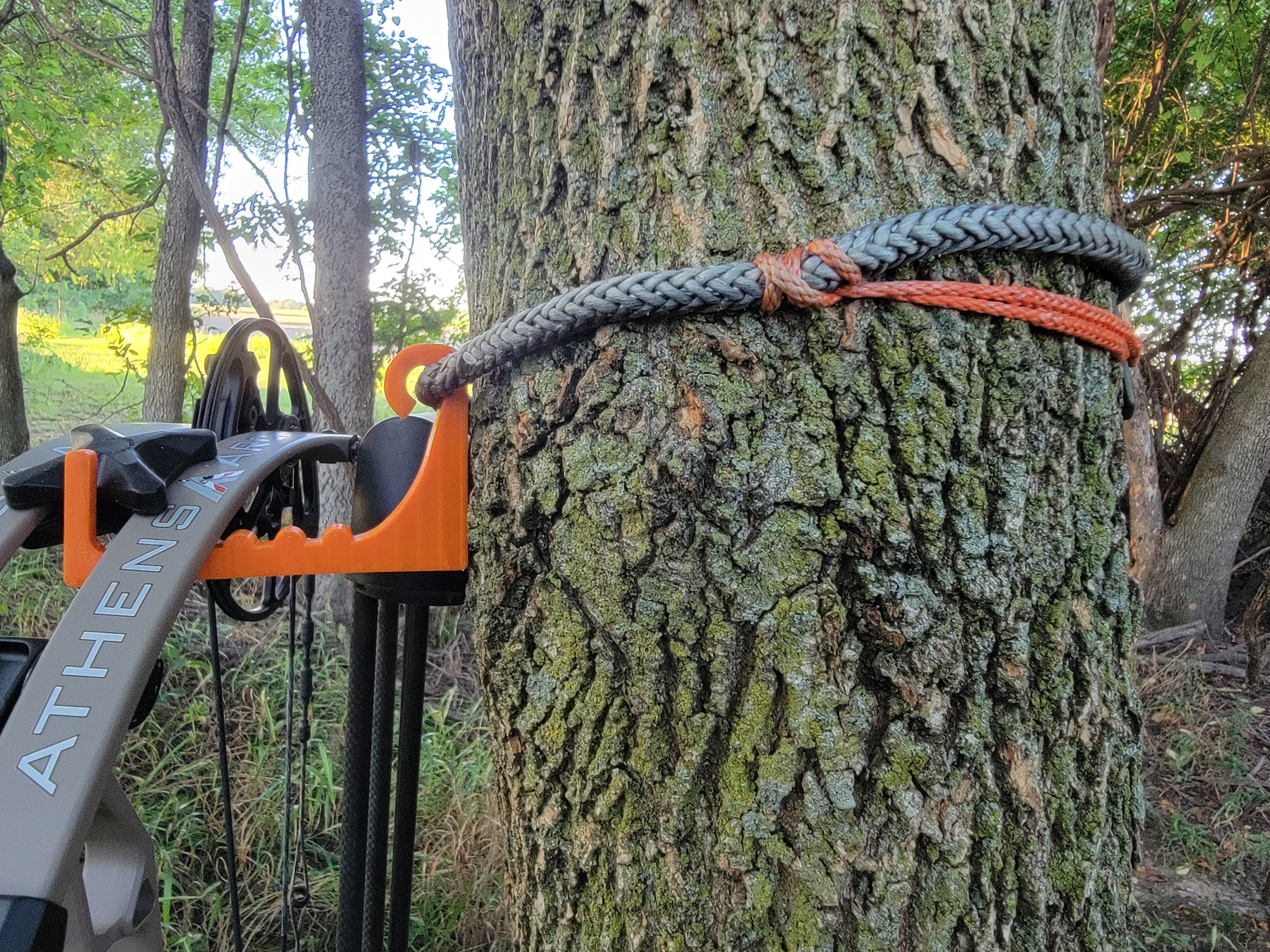 1/4" AmSteel Tether with Tether Bow Hanger WEBBING Package