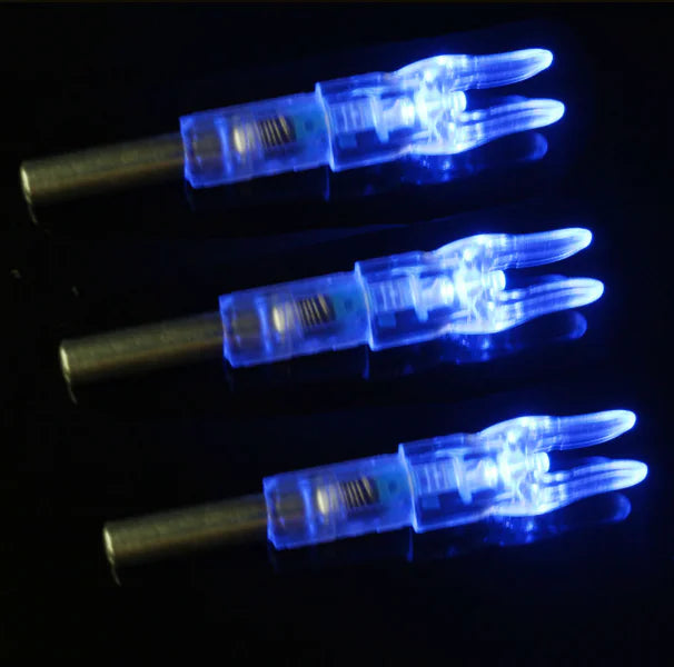 LED Lighted Arrow Nock with Switch for Archery