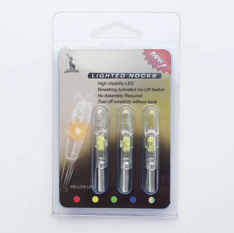 LED Lighted Arrow Nock with Switch for Archery