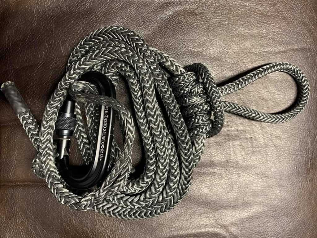 1/4" 8FT AmSteel® Tether with 3/16" Prussic (carabiner not included)