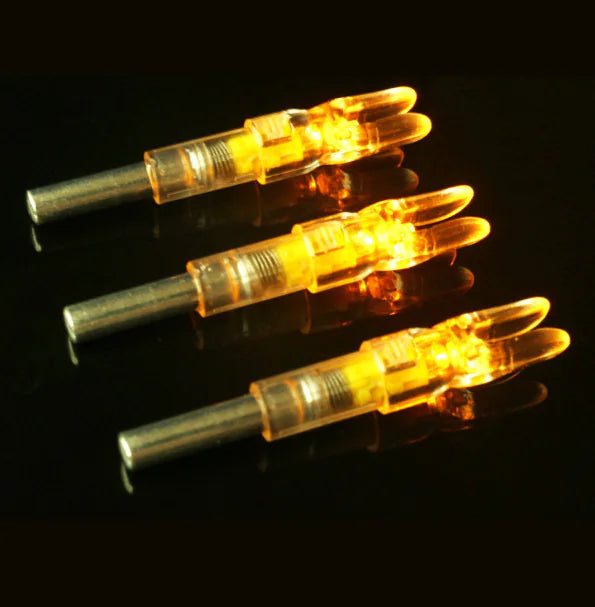 LED Lighted Arrow Nock with Switch for Archery