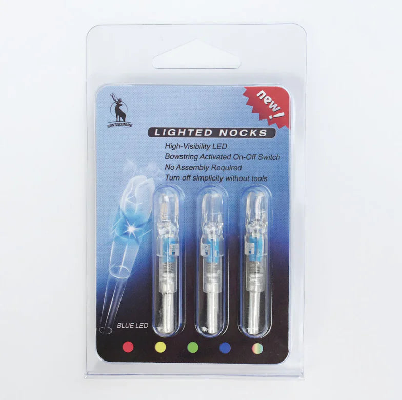 LED Lighted Arrow Nock with Switch for Archery